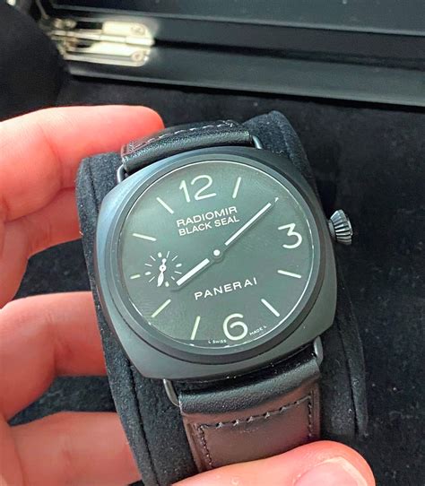 panerai radiomir black seal ceramic replica|panerai radiomir black seal review.